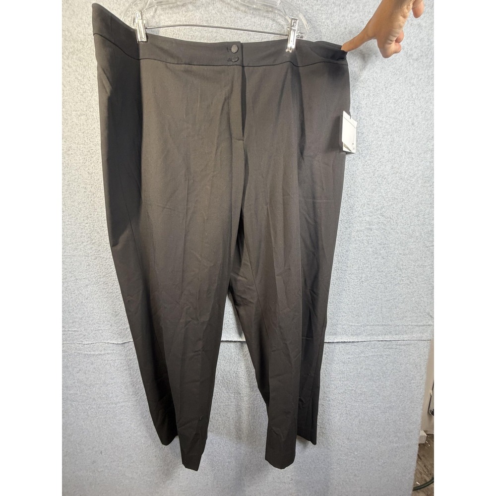 Calvin Klein Pants Womens 24W Black Stretch Dress Career Work Trousers Office